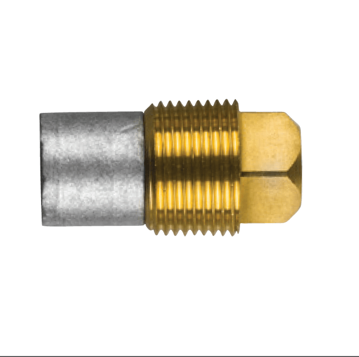 Zinkanod Caterpillar, motor, pencil anod komplett med mässingsplugg th.1/2''GAS (bspt) - AnodeFactory